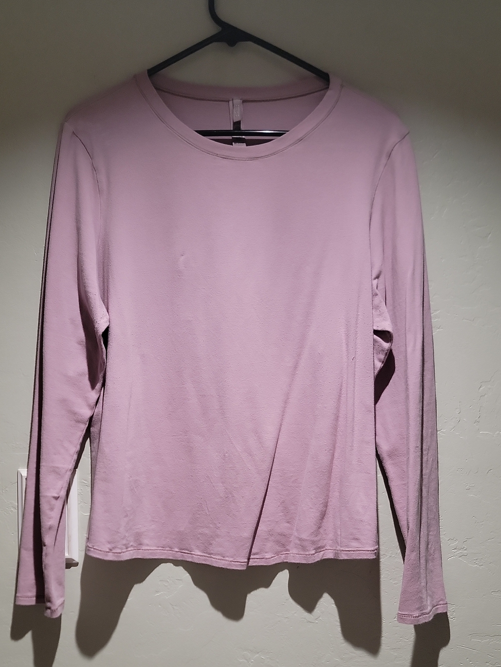 Skims Women’s Long Sleeve Crewneck Top - Light Pink